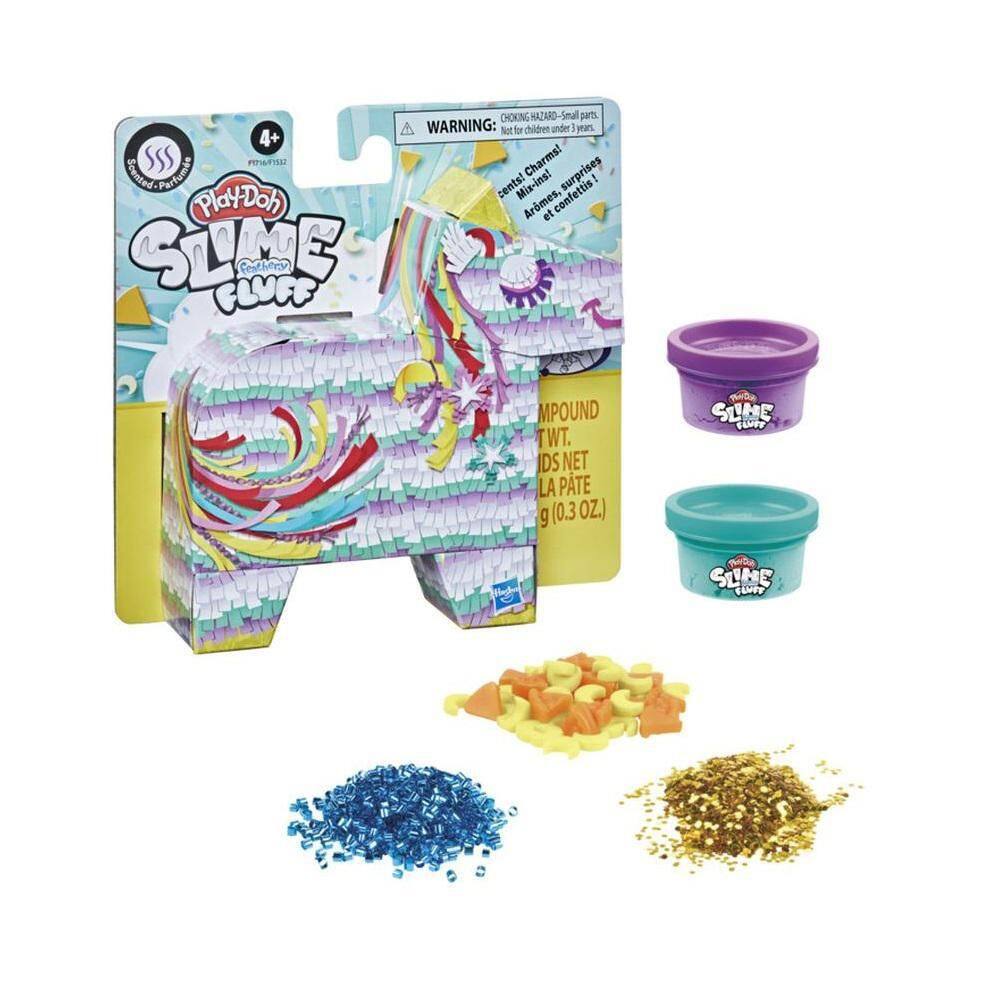 Massinha Slime Play Doh Fluff Unicornio Hasbro F1716