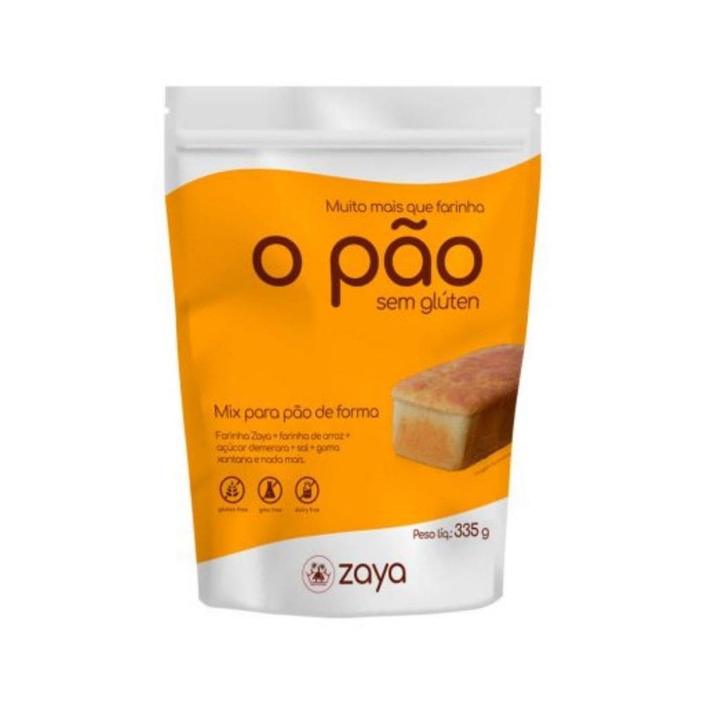 Bread Mix Mistura Para Pão Sem Glúten 335G Zaya