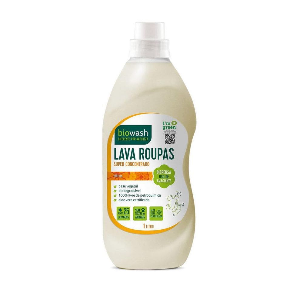Lava Roupa Citrus Super Concentrado Biowash 1 Litro