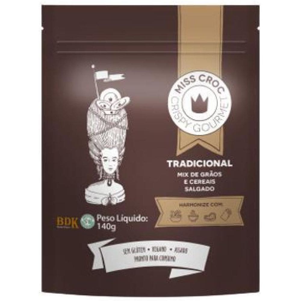 Granola Crispy Tradicional Sem Glúten Sachê Miss Croc 140g