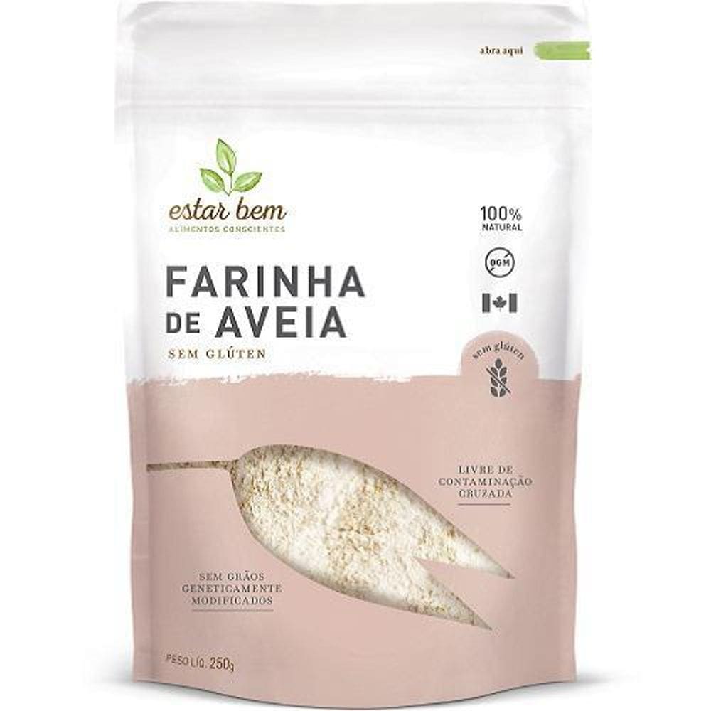 Kit 2X: Farinha De Aveia Sem Glúten Estar Bem 250G