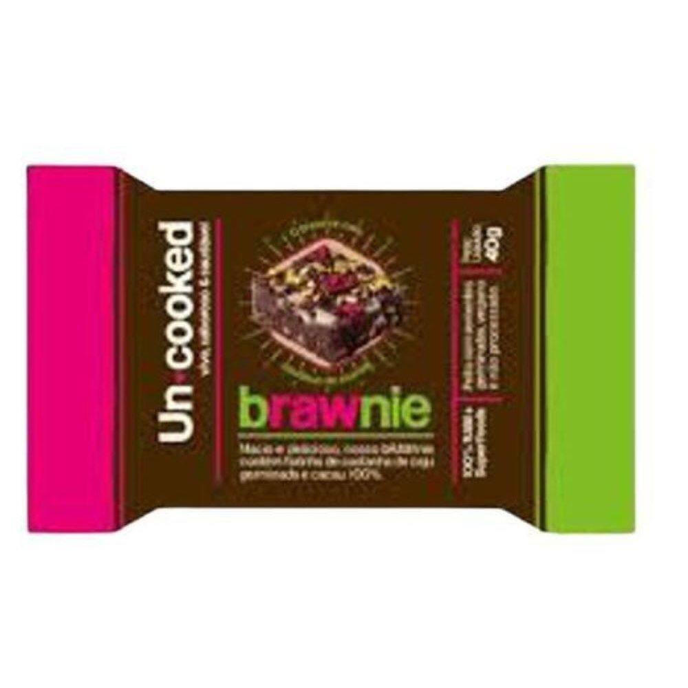 Brawnie Sem Glúten Vegano Uncooked 40G