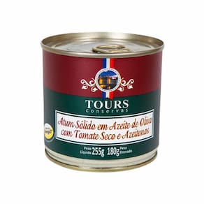 Kit 2X: Atum Sólido Em Azeite Com Tomate Seco Tours 255G