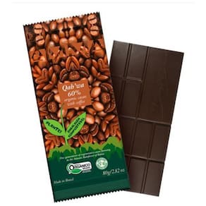 Tablete Qahwa 60% Orgânico Café - 80 Gramas