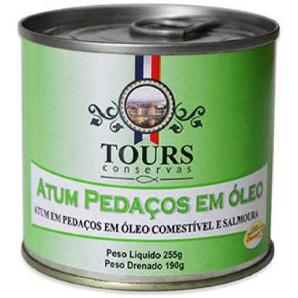 Atum Pedaços Em Óleo Tours 255G