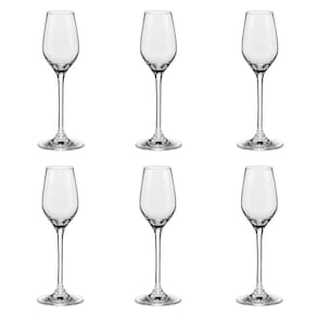 Conjunto de Taças de Cristal para Licor 6 Peças 95 ml Oxford