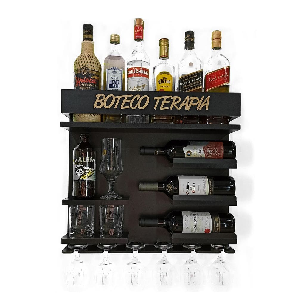 Barzinho Com Adega De Vinho Luxo - Boteco Terapia Pr