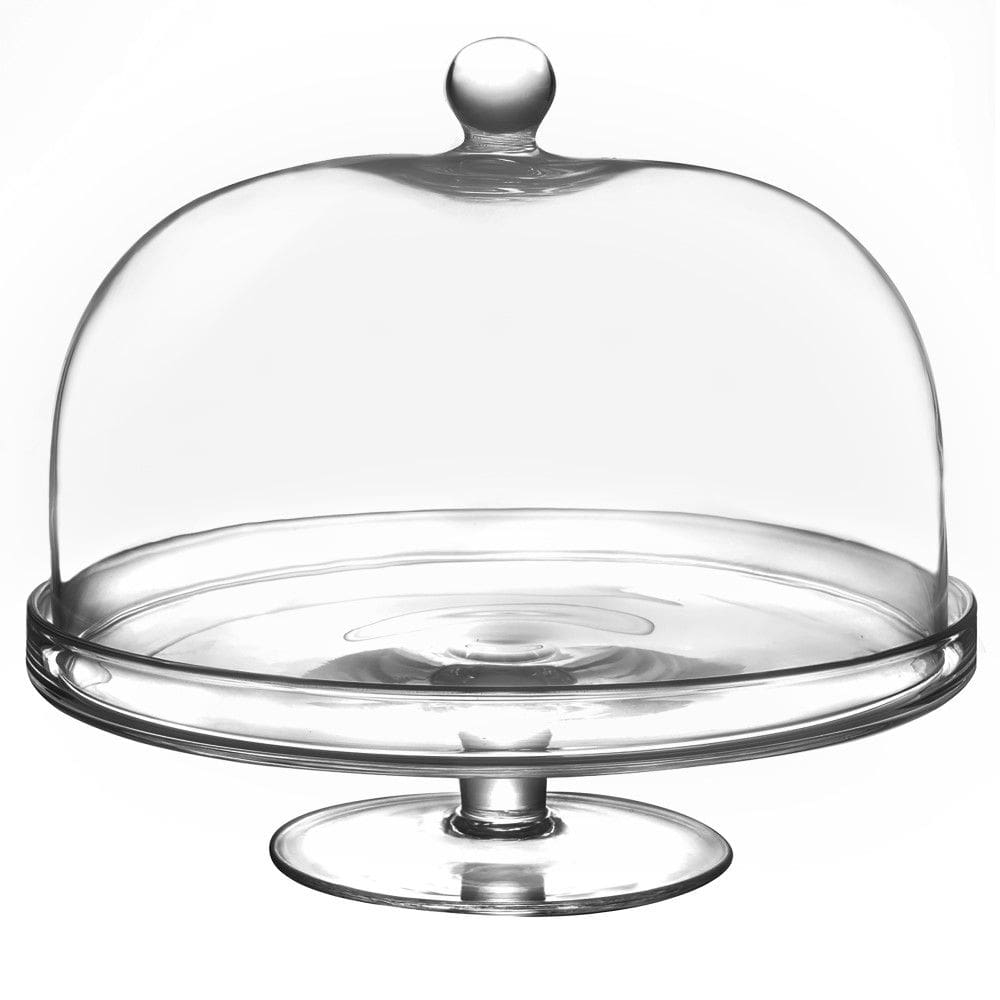 Prato para Bolo de Cristal com Tampa Biona Oxford