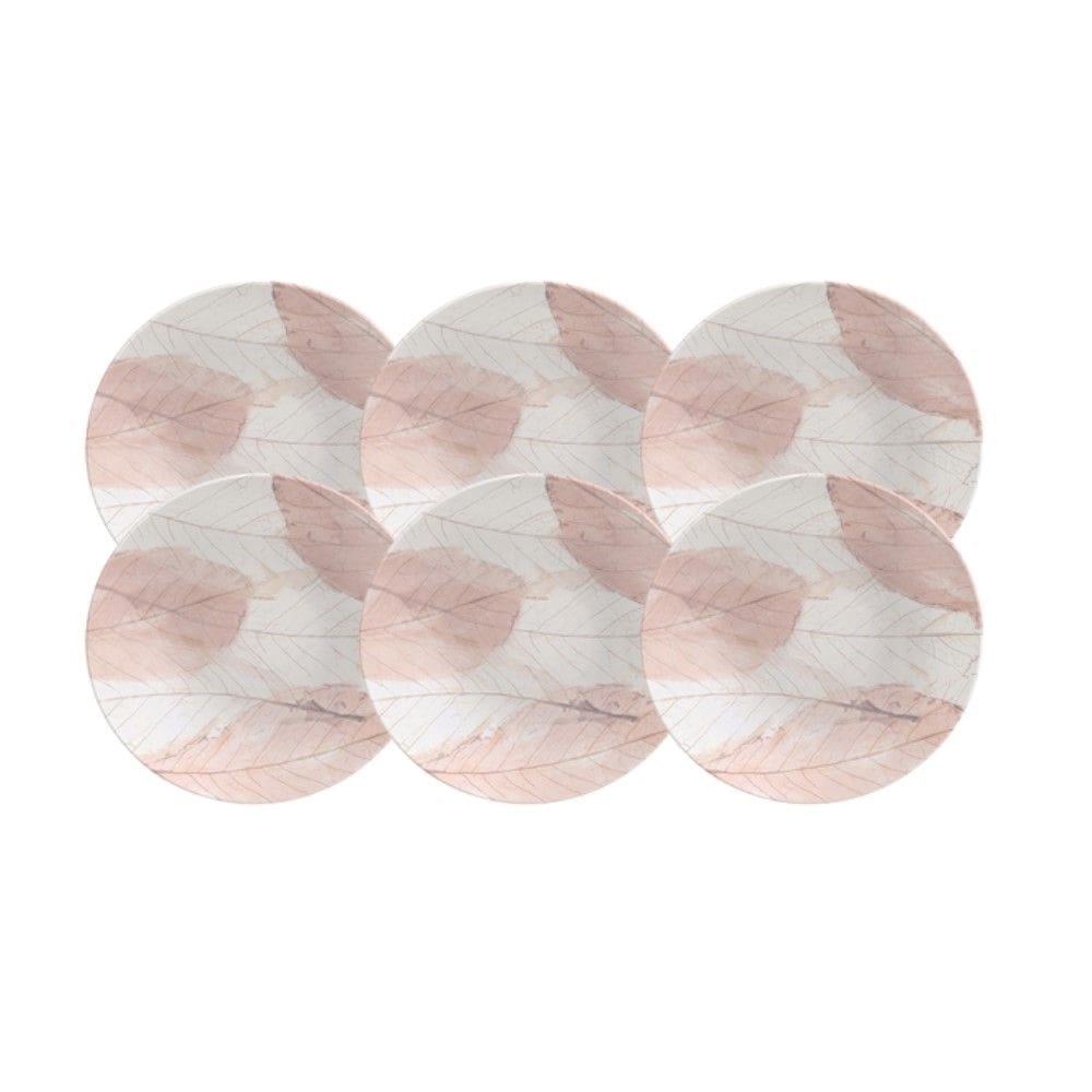 Conjunto de Pratos de Sobremesa 06 Peças Rosé Tramontina