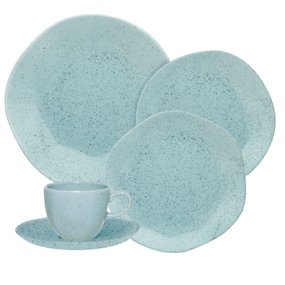 Aparelho de Jantar 20 Peças Blue Bay Oxford