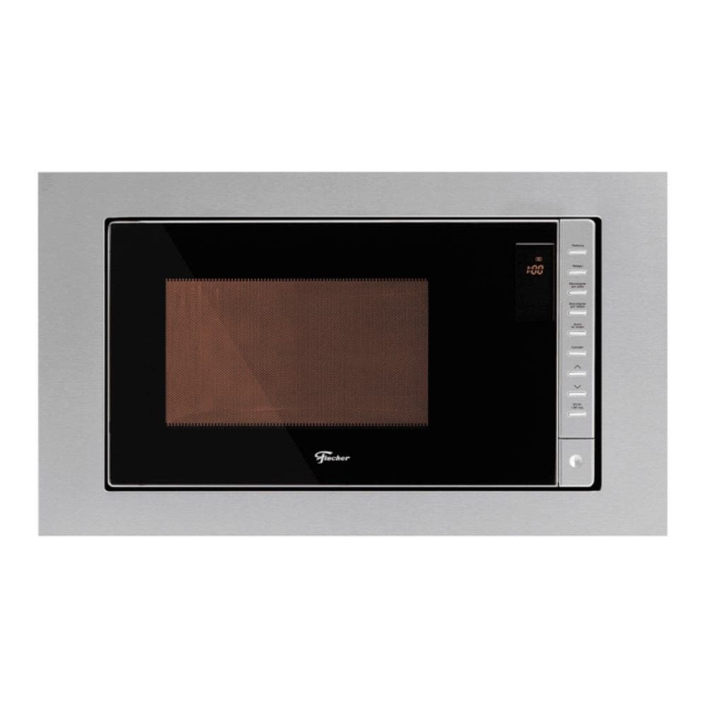 Micro-ondas de Embutir Fit Line 25 L Moldura Inox 220 V Fischer