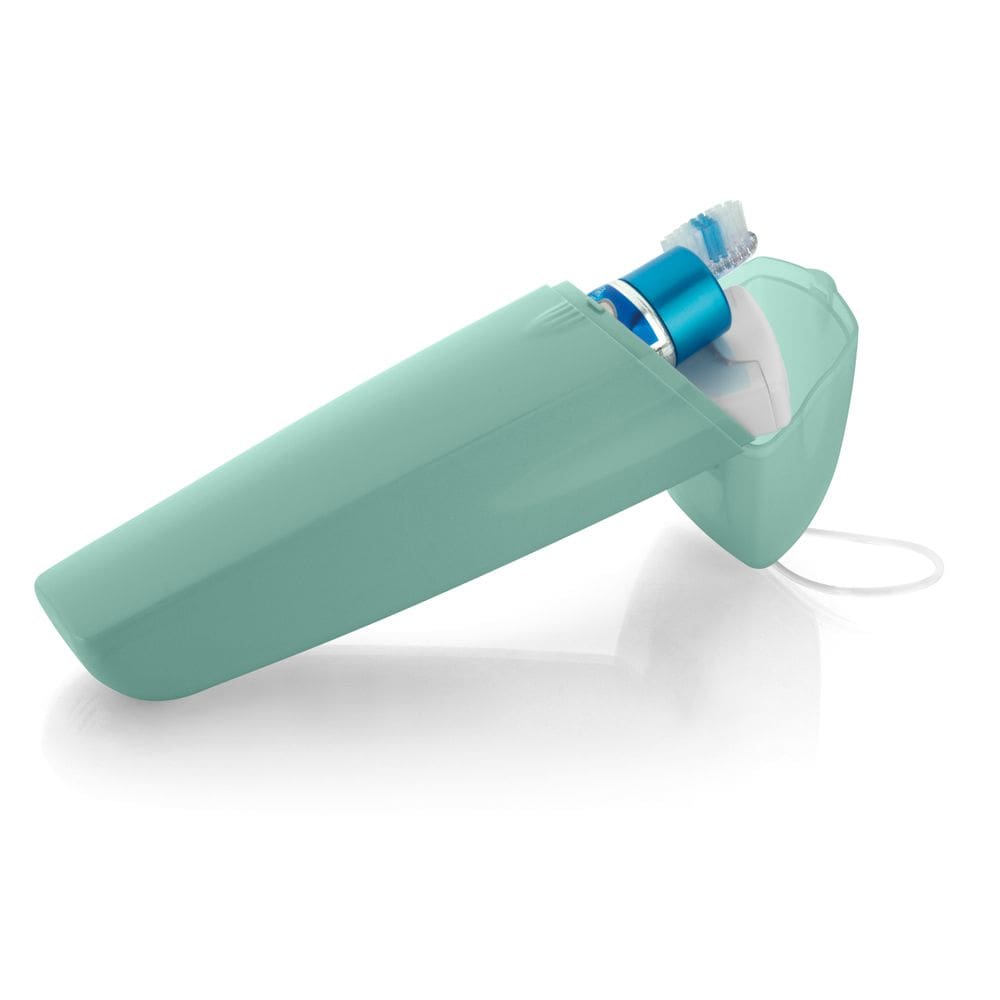 Estojo plastico escova dental up verde de polipropileno ou