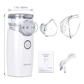 Inalador Nebulizador Infantil Nebmesh Funciona Usb Ou Pilha