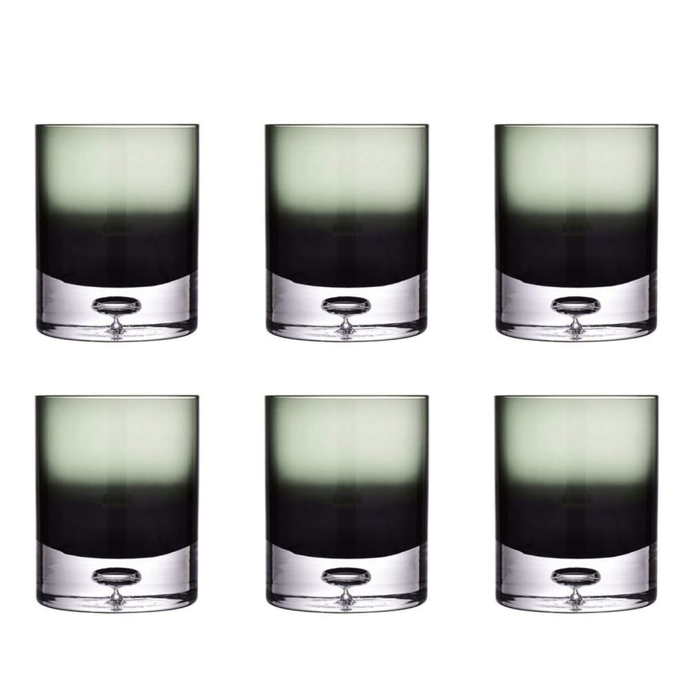 Conjunto 6 Copos em Vidro Fumê 10cm BJ0010 BTC