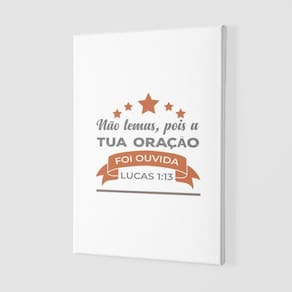 Quadro Placa Decorativa - Lucas 1:13 - Tamanho 30x45cm