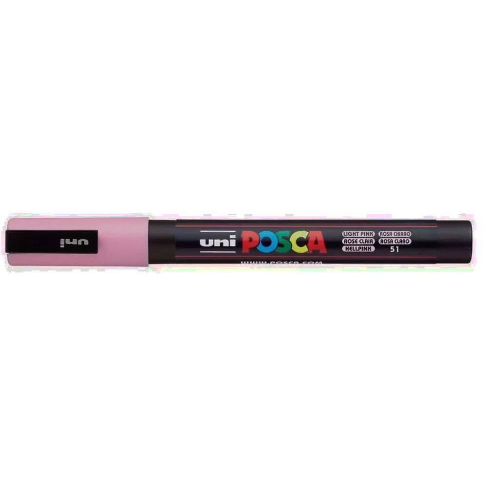 Caneta Posca Uni-Ball Pc-3M 0.9-1.3Mm Rosa Claro