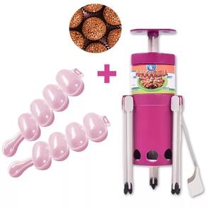 Kit com 2 Boleadores de Doces e Sushi + Modelador / Cortador de Brigadeiro e Nhoque Com Descascador e Boleador Cozinha - Linha Casa Injetemp