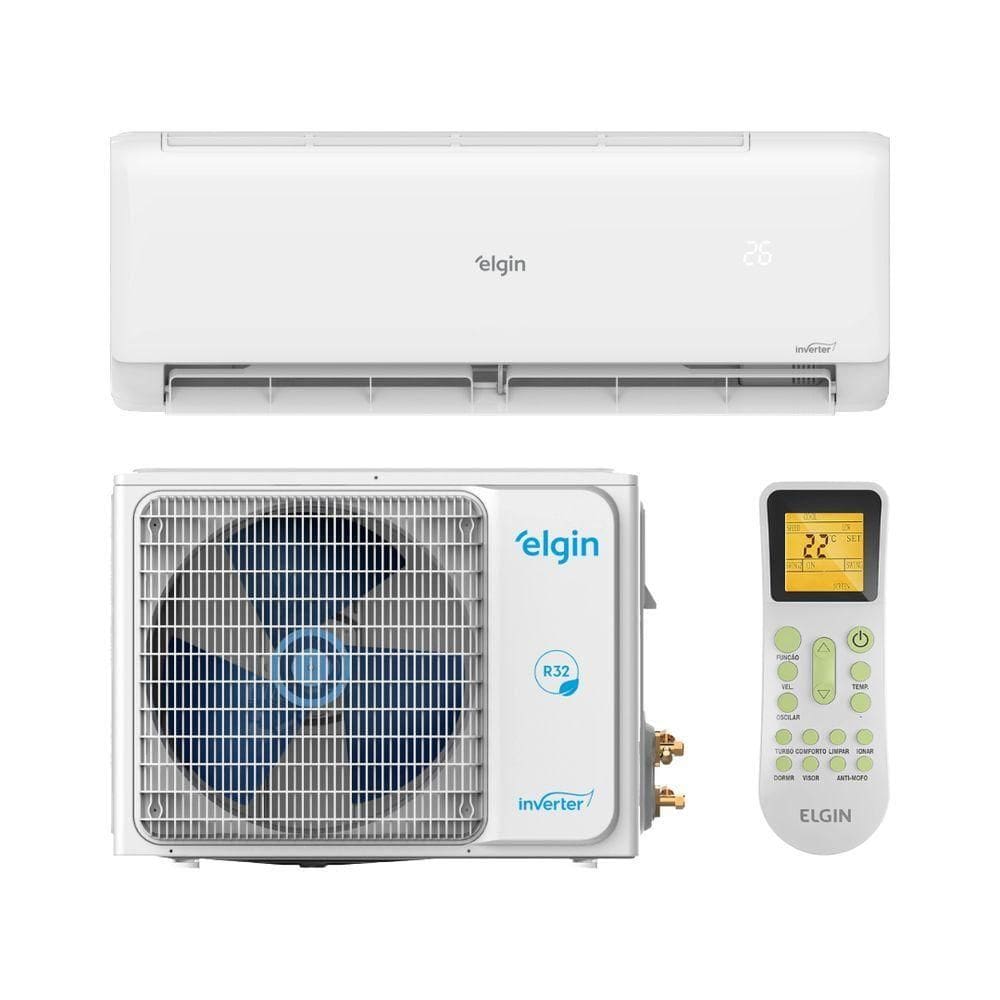 Ar Condicionado Split Hi Wall Inverter Elgin 30.000 BTUs Frio Eco Inverter II Wi-Fi 220V