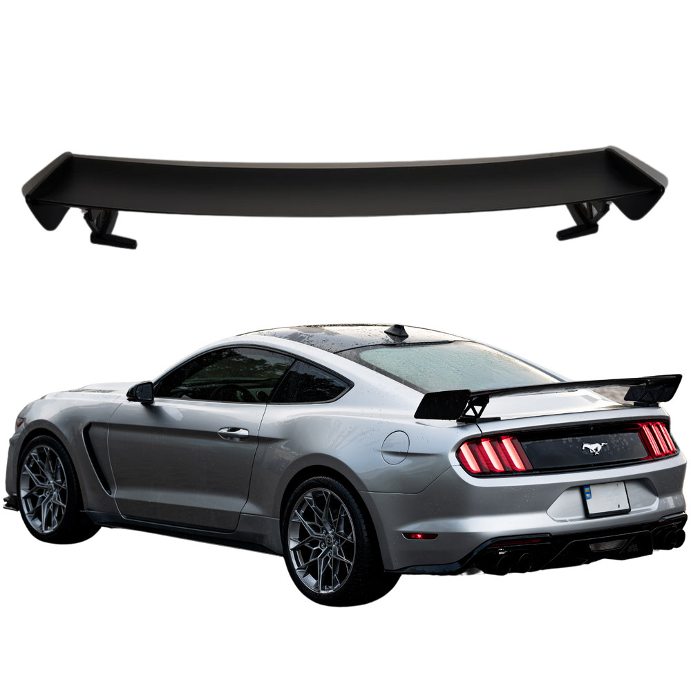 Spoiler traseiro Ford Mustang GT500 TRACK Black Piano Mach 1