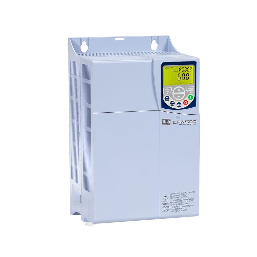 Inversor de frequência CFW500 WEG 15cv 220v 47a Trifásico