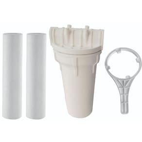 Filtro Água Caixa Dágua Completo E 02 Refis Extras