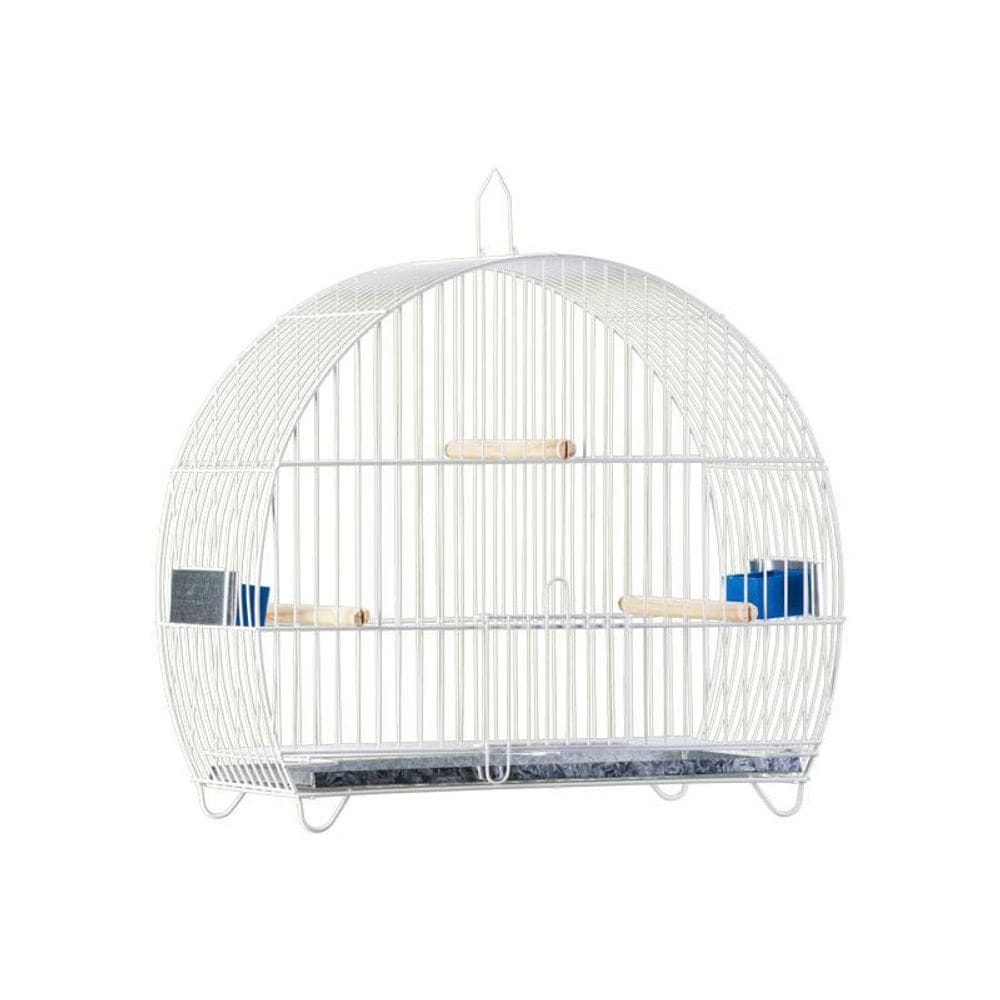 Gaiola Oval Para Canário - Prata