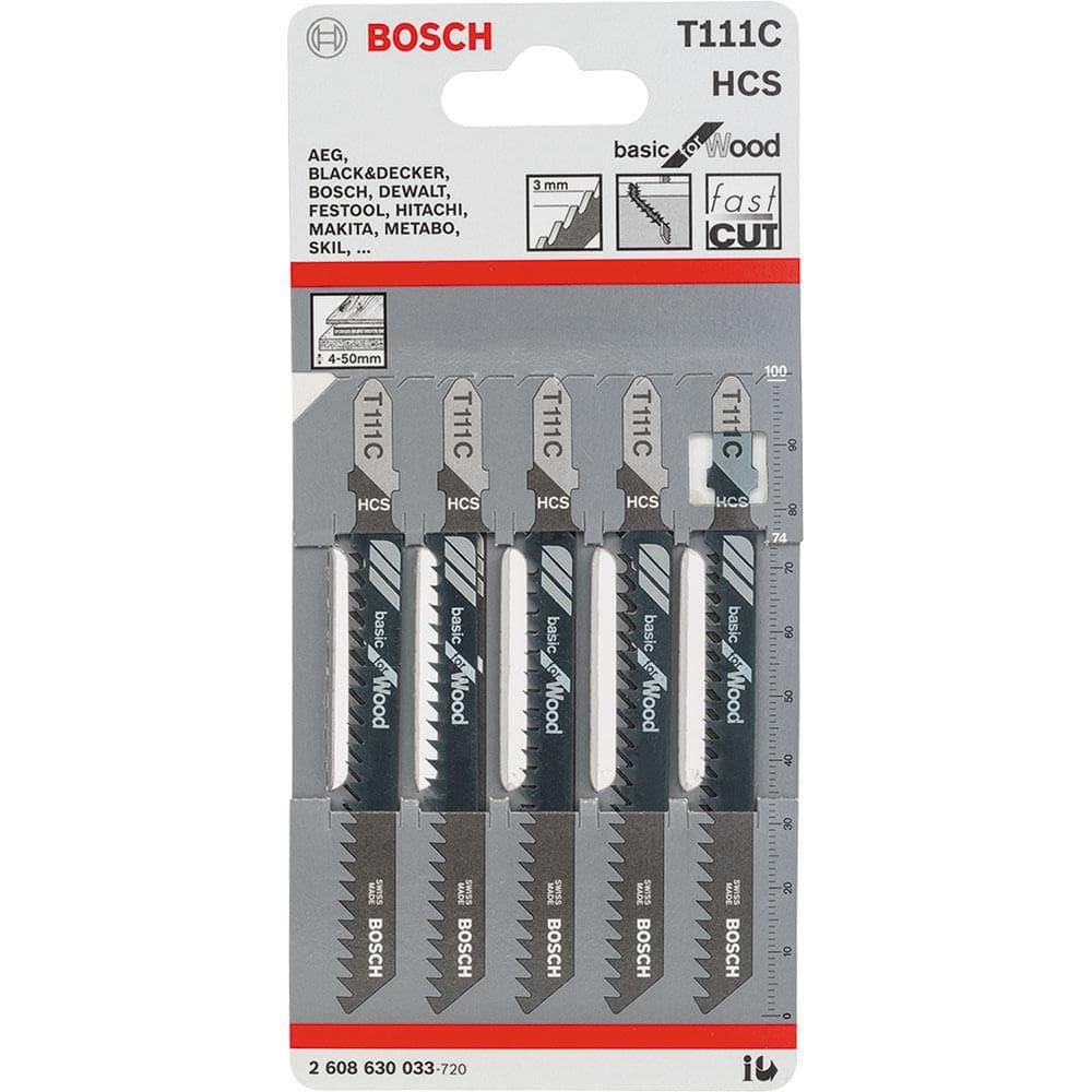 Lâmina De Serra Tico-Tico T111C Basic For Wood - Bosch