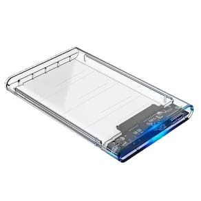 Case Para Hd Externo Gaveta 2,5 Usb 3.0 Transparente Rápido
