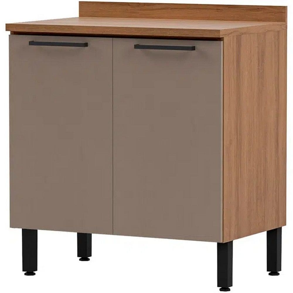 Balcão com Tampo 2 Portas em MDP 80cm Caiena Telasul