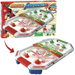 Jogo De Mesa Super Mário Air Hockey Com Acessórios Epoch