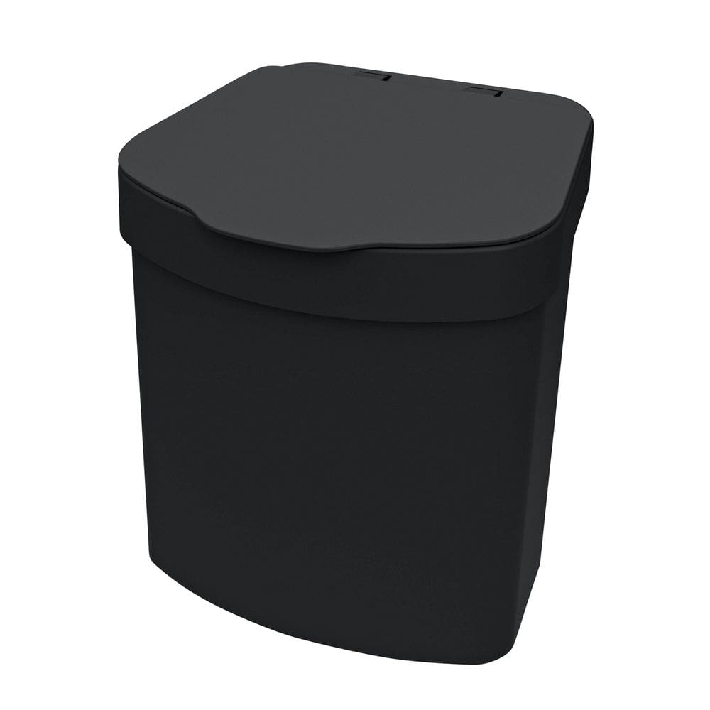 Lixeira 2,5 litros Preta plastico future