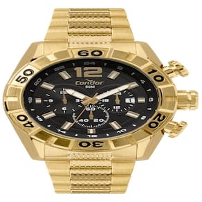 Relógio Condor Masculino Civic Dourado Covd33Avt/4P