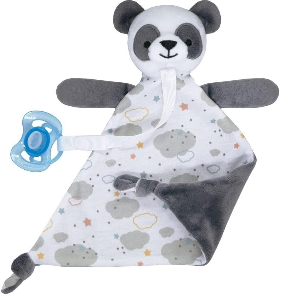 Naninha De Urso Panda Pelúcia Bebê Soninho Buba Baby