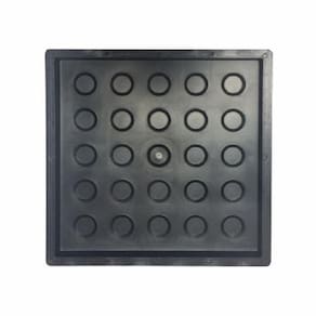 Forma Plastica  Piso Tátil Bolinha 25X25X2Cm 10 Unidades