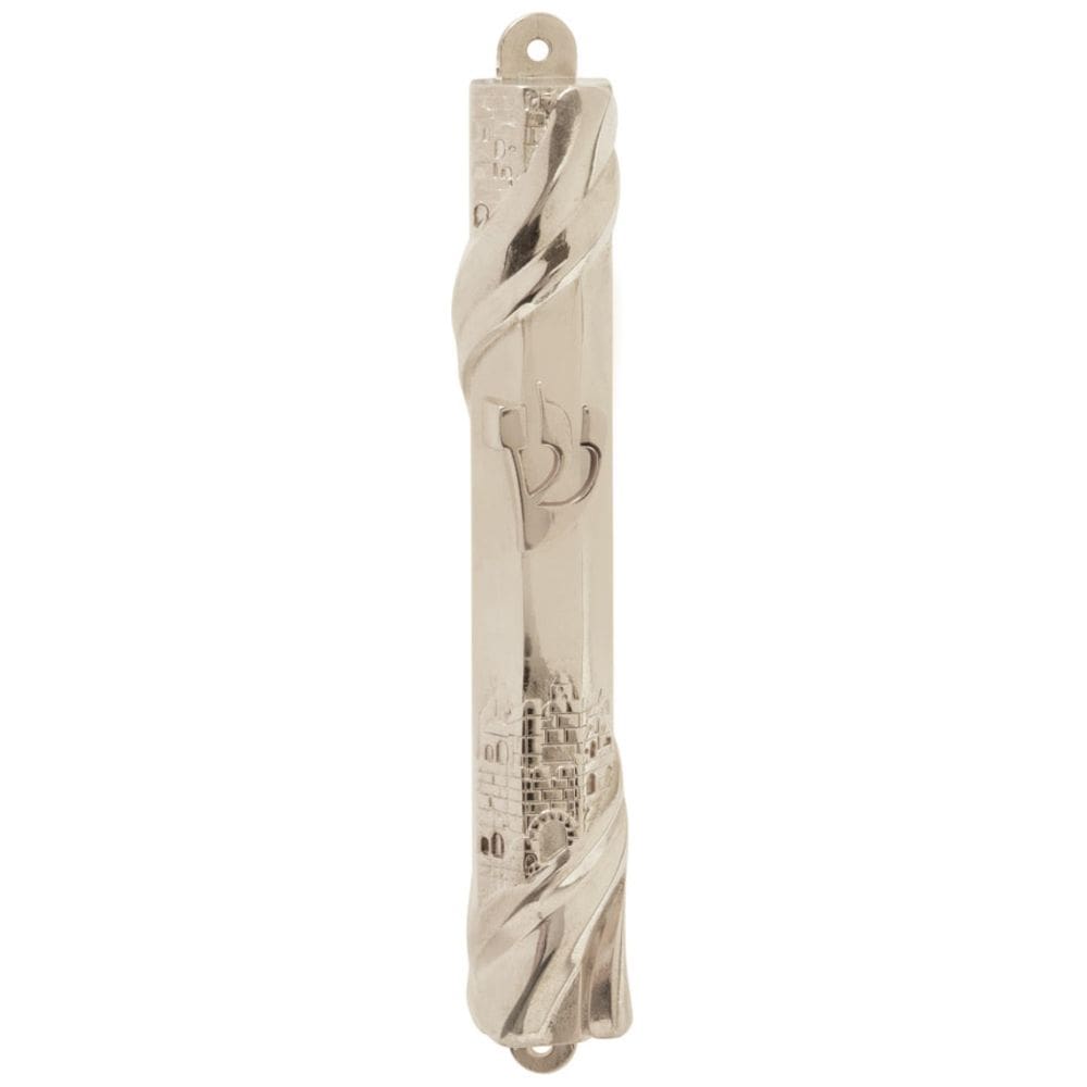 Mezuzah mezuzá porta-pergaminho judaico de Israel - 15 cm