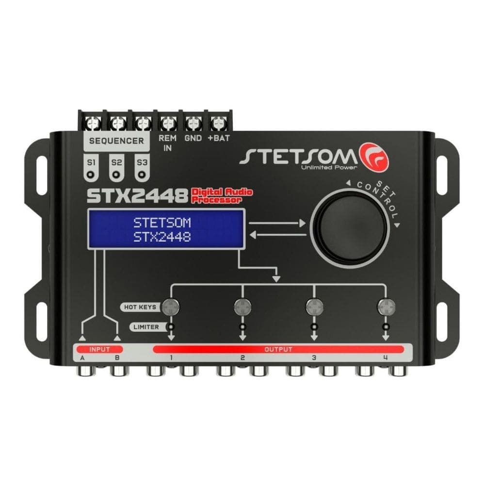 Processador De Áudio Digital Stetsom - Stx 2448 Equalizador