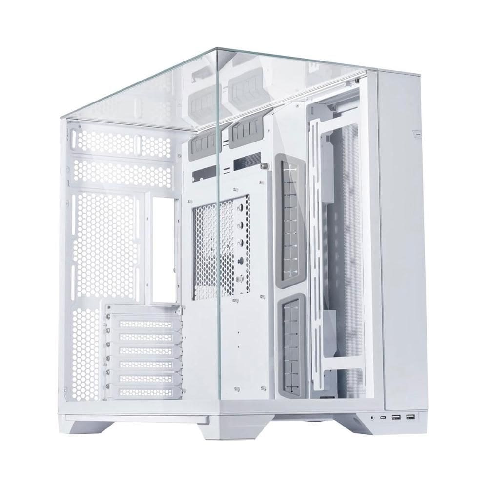 Gabinete Gamer Lian Li O11 Vision - Vidro Temperado - USB-C - USB 3.0 - E-ATX - Branco - 011VW