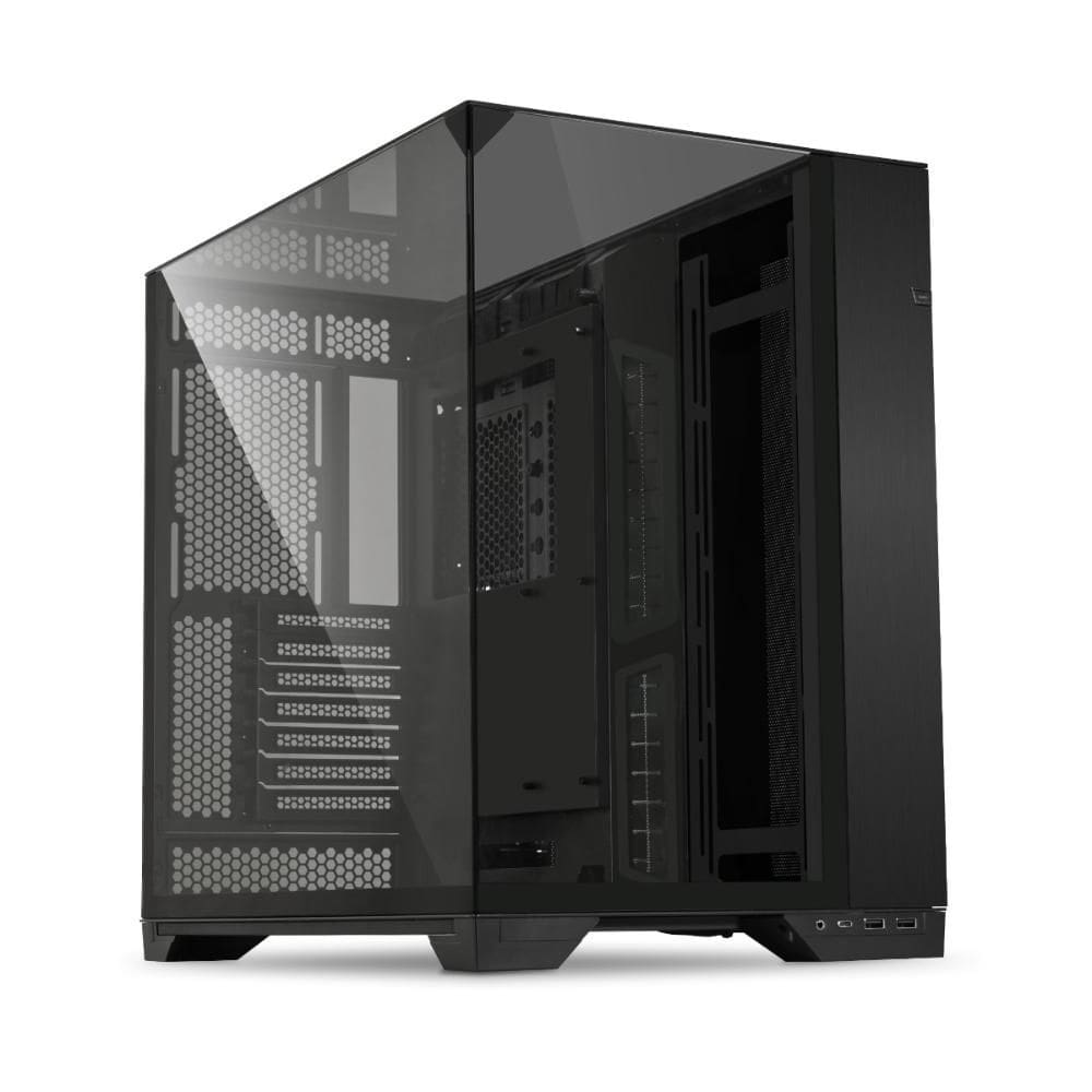 Gabinete Gamer Lian Li O11 Vision - Vidro Temperado - USB-C - USB 3.0 - E-ATX - Preto - 011VX