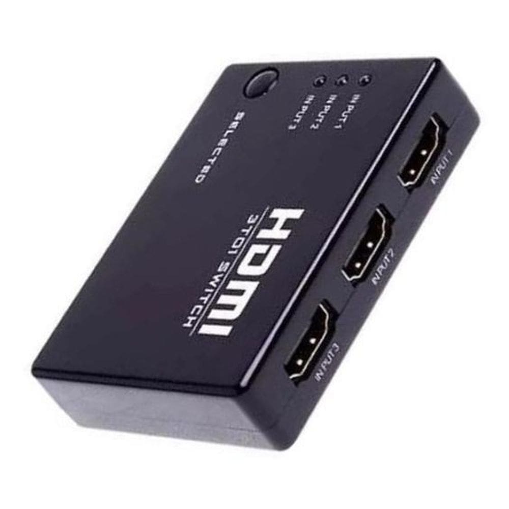 Hub Switch Hdmi 3 Entradas E 1 Saída Le-4125 - Lelong