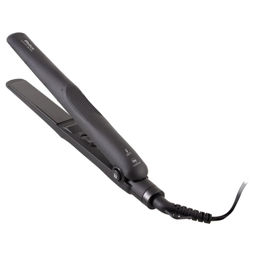 Prancha Cerâmica Black Philco Preto Bivolt