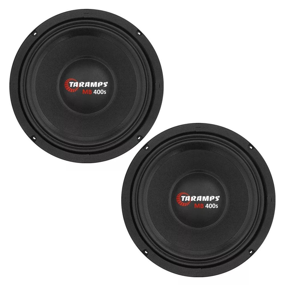 Par Médio Grave Mb400s 8 Pol Woofer Taramps 200wrms 8 Ohms