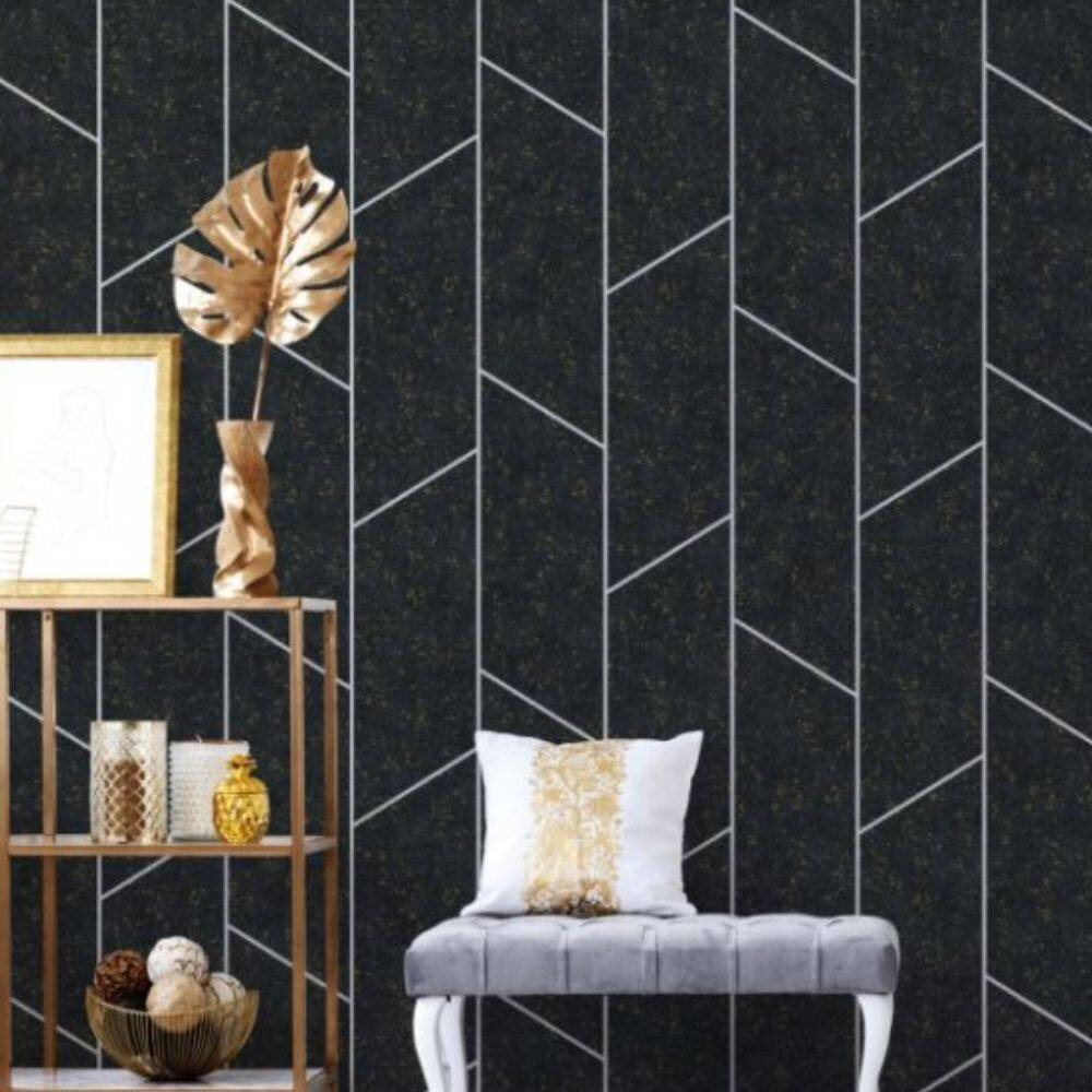 Papel de Parede Santorini Geométrico Branco SN69