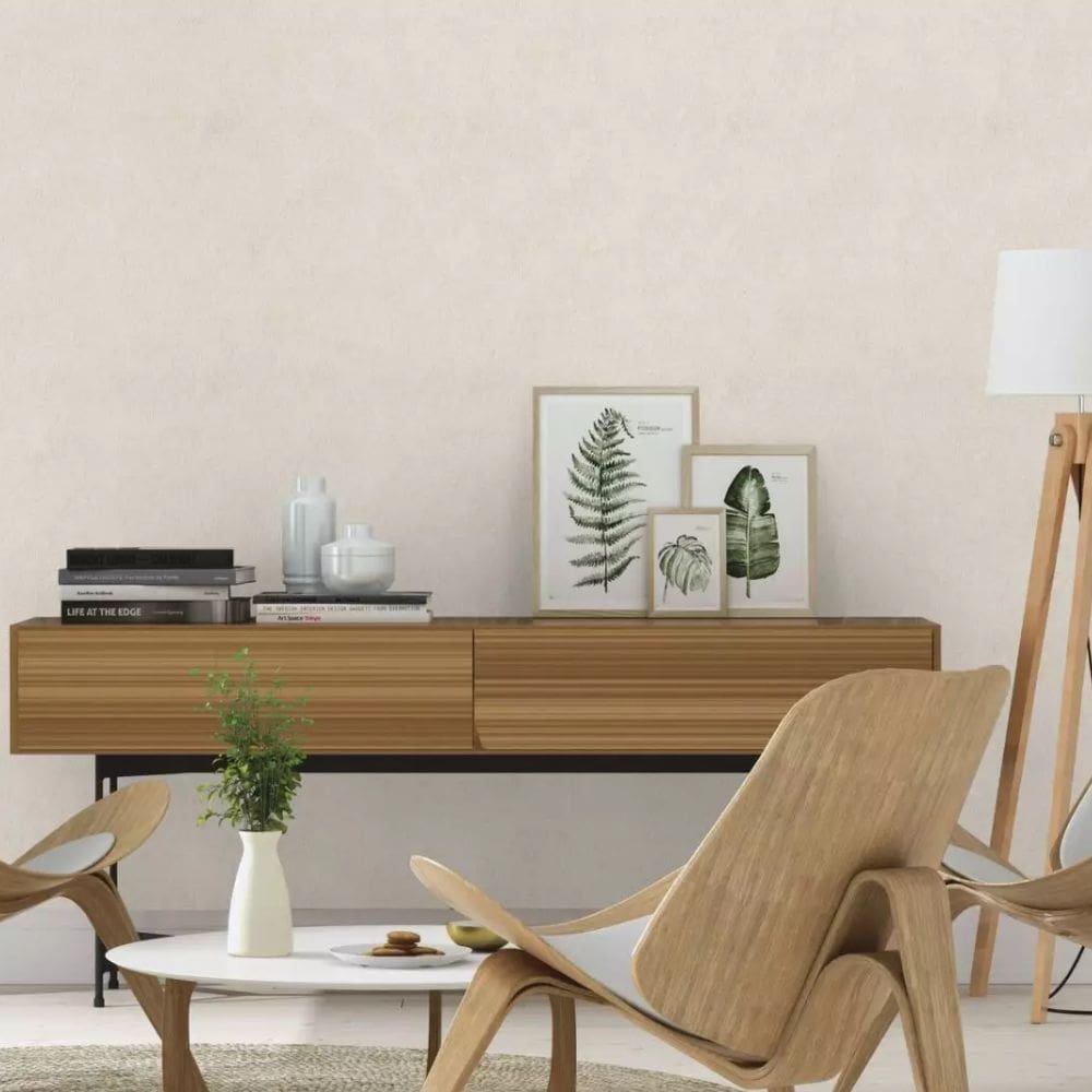 Papel de Parede African III Couro Bege 423204