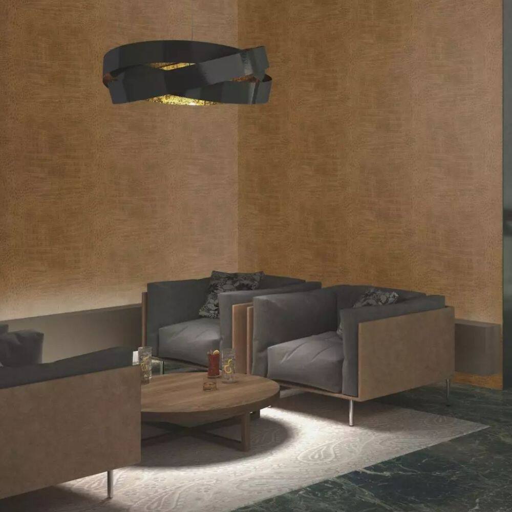 Papel de Parede African III Couro Marrom 751314
