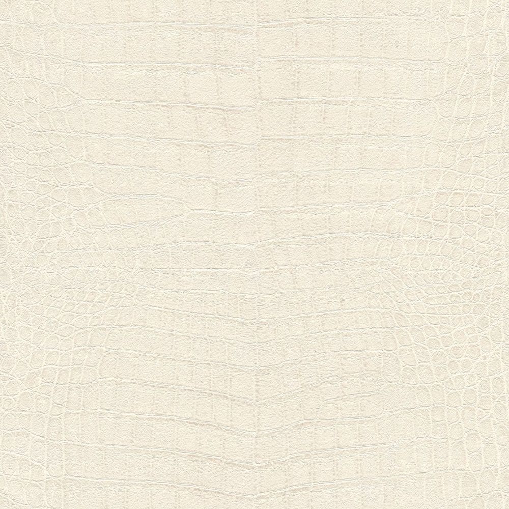 Papel de Parede African III Couro Branco 751321