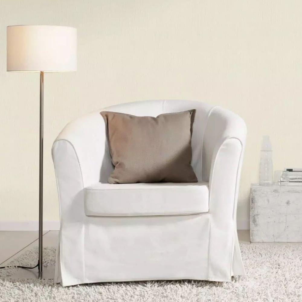 Papel de Parede African III Aspecto Têxtil Creme 537628