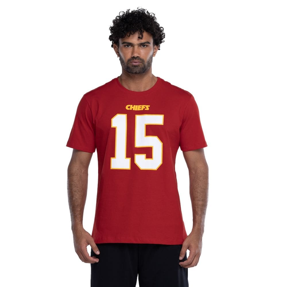 Camiseta do Kansas City Chiefs NFL Masculina Player Mahomes NF022