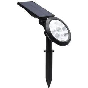 Holofote Solar 7 Cores LED para Jardim - Economia de Energia