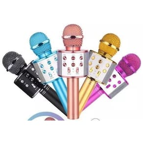 Microfone Karaoke Bluetooth Usb Led: Ilumine Seu Palco