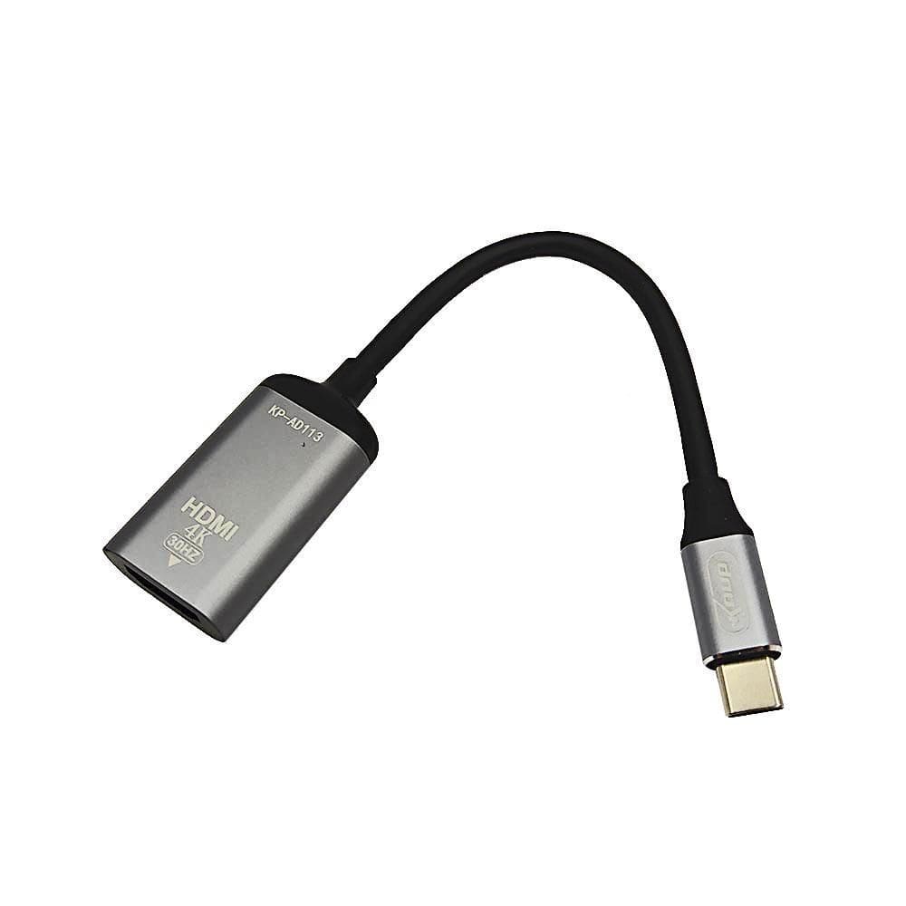 Cabo Conversor Tipo-C X Hdmi Kp-Ad113 Knup